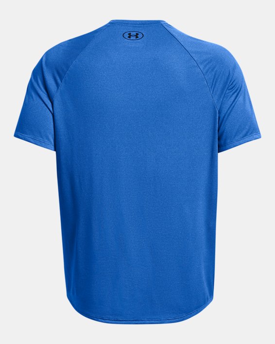 เสื้อยืดแขนสั้น UA Tech™ 2.0 สำหรับผู้ชาย in Blue image number 5